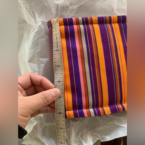 NWT Marc jacobs mini stripe fabric grind tote crossbody - Picture 4 of 4